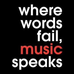 Alternative view of Where words fail music speaks, ženska majica