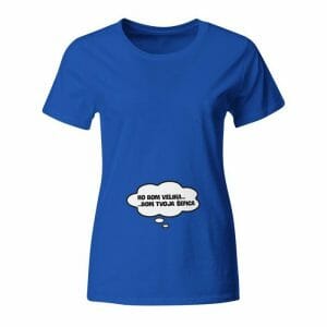 Ko bom velika bom tvoja šefica, nosečniška majica