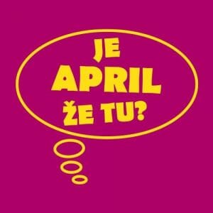 Alternative view of Je april že tu, nosečniška stretch majica