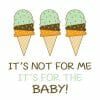 For baby, nosečniška majica z besedilom - slika 2