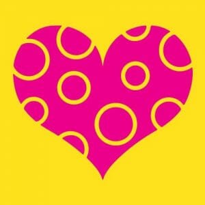 Alternative view of Ljubezen, nosečniška majica z vašo barvo srca