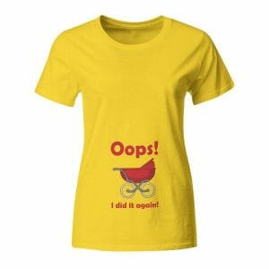Oops! I did it again! - raztegljica majica za nosečnice