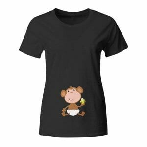 Mala opica, majica za nosečnice
