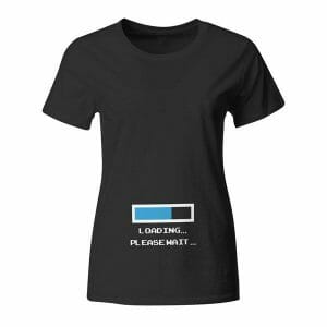 Loading... Please Wait - T-shirt majica za nosečnico