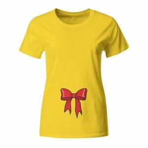 Mašnica, stretch majica za nosečnost