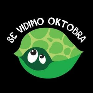 Alternative view of Se vidimo oktobra, majica za nosečnice z napisom