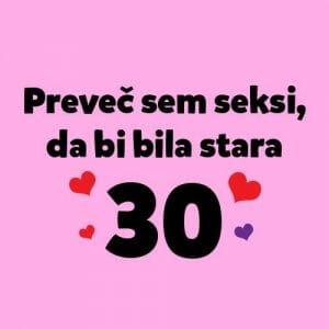 Alternative view of Preveč sem seksi, da bi bila stara, majica s poljubnim tekstom