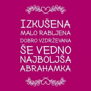 Alternative view of Izkušena malo rabljena abrahamka, ženska majica