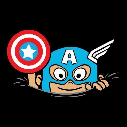 Baby Captain America, majica za noseče mamice - slika 2