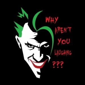 Alternative view of Why aren't you laughing, majica