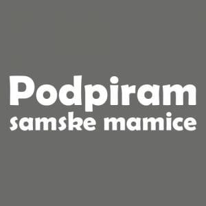 Alternative view of Podpiram samske mamice, majica