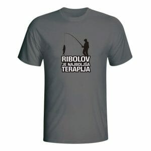 Ribolov je najboljša terapija, majica