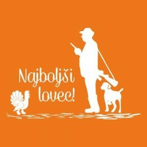 Alternative view of Najboljši lovec, majica