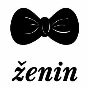 Alternative view of Ženin metuljček, majica z napisom po meri