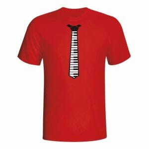 Piano kravata, majica