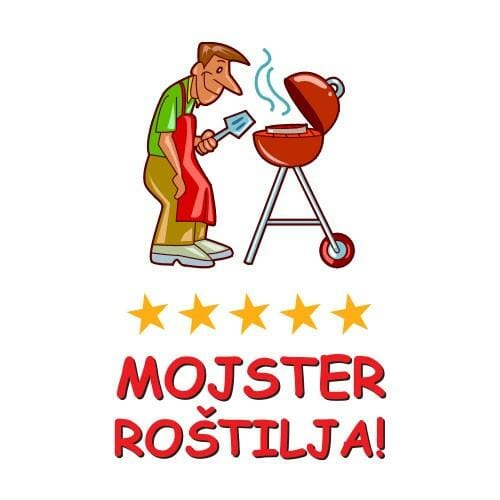 Mojster roštilja, majica - slika 2