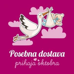 Alternative view of Posebna dostava, majica za nosečnico