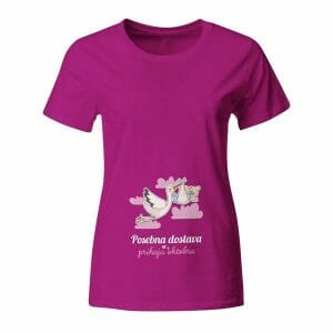 Posebna dostava, majica za nosečnico