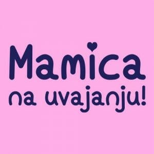 Alternative view of Mamica na uvajanju, majica za noseče mamice