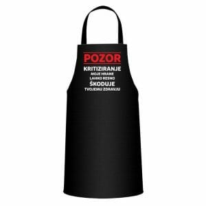 Pozor kritiziranje moje hrane predpasnik