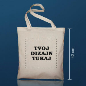 Alternative view of Nakupovalna vrečka z lastnim potiskom