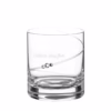 Graviran kozarec za viski s kristali