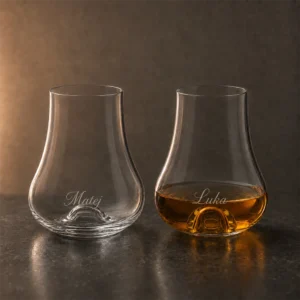Kozarci za whisky in rum z gravuro auris, 240 ml