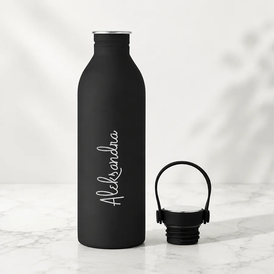 Personalizirana kovinska flaška z gravuro, 500 ml - slika 3