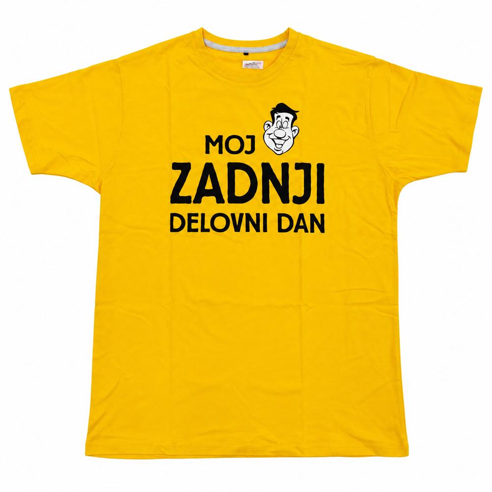 Outlet majica – Moj zadnji delovni dan