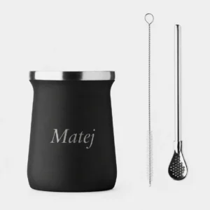 Set za mate čaj z gravuro
